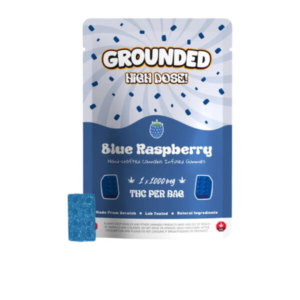Grounded High Dose Bricks | Blue Raspberry (1000mg THC)